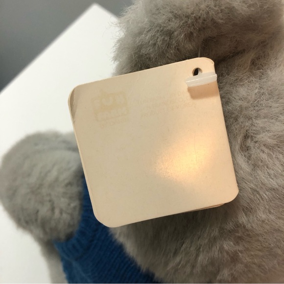 Vintage Dakin Fun Farm Grandpaw Bear Plush Grey Glasses Blue Sweater Tags - Picture 8 of 14